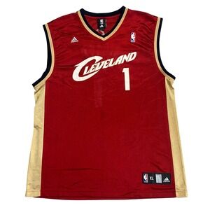 Adidas Cleveland Cavaliers Daniel Gibson 1 NBA Jersey Mens XL Red Gold 7994A 07